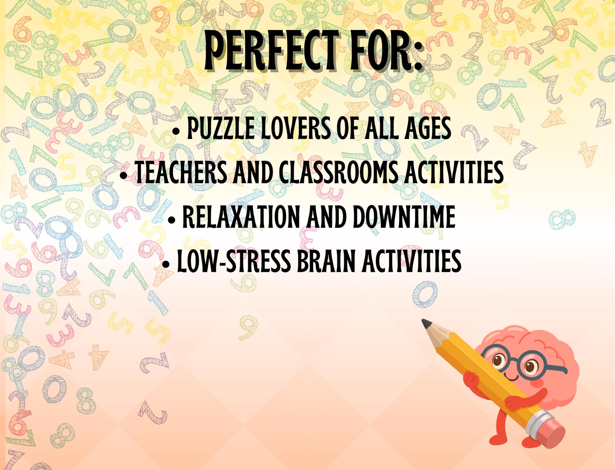 Numberlink Puzzle Book | 58 Printable Puzzles | Brain Games for All ...