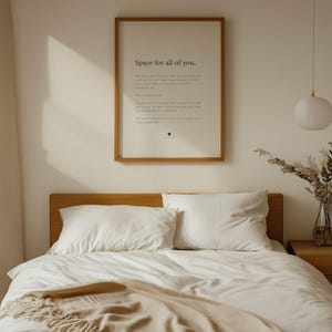Space For All Of You Print | Quote Wall Art | Therapy Office bild 3