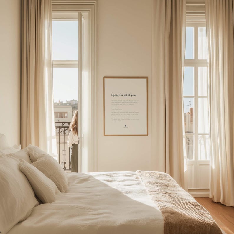 Space For All Of You Print | Quote Wall Art | Therapy Office bild 4