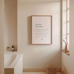 Your Story Matters Here Print | Therapy Office Wall Art imagen 6