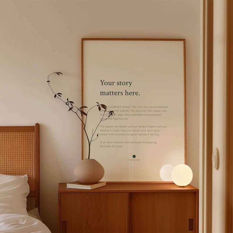 Your Story Matters Here Print | Therapy Office Wall Art imagen 4