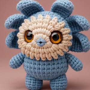 Crochet Fantasy Doll Pattern, Cute Monster Amigurumi, Owl Creature Tutorial, Pocket Buddy Crochet, Mythical Toy Pattern PDF