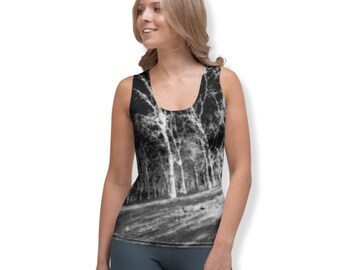 Versus Graphic Tank Top – Abstract Artistic Design by Barafusta