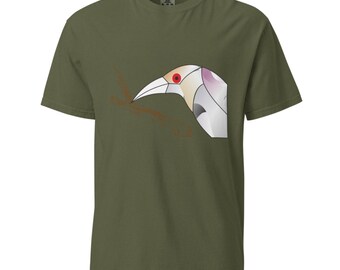 Bird Graphic T-Shirt – Unisex Artistic Urban Illustration by Barafusta