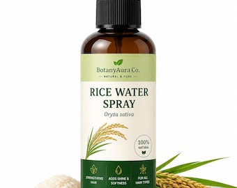 Rijstwaterspray | Kruidenhaar- en hoofdhuidmist | Haarverzorgingsspray met rijstwater