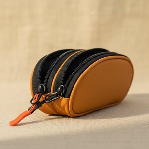 Sonnenbrillenetui, doppellagiger Organizer, wasserdichte Reisetasche, multifunktionale Aufbewahrungsbox, strapazierfähiges Material, ideal für Geschäftsreisen