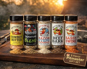 BBQ Rub 5 Pack – Pitmaster Seasoning Set for Steak, Chicken & Pork | Best Value BBQ Bundle