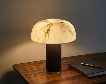 Wabi Sabi Table Lamp Marble Style Bedside Light Modern Minimalist Lamp Bedroom Study Decor Coffee Shop Lighting Gift Spring Summer