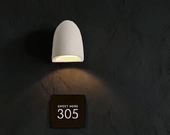 Modern Nordic LED Terrazzo Wall Light – Waterproof Garden, Terrace & Fence Lamp