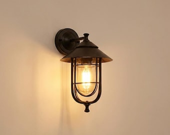 Outdoor Waterproof Wall Lamp Balcony Corridor Porch Light Modern Villa Aisle Sconce Lighting Fixture