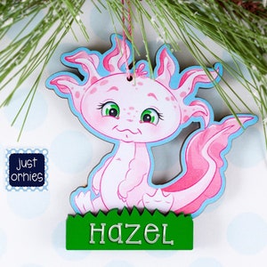 axolotl ornament // axolotl art // axolotl pet