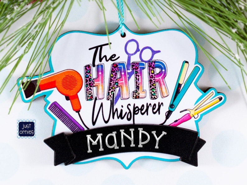 Hair Dresser Ornament / Beautician Christmas Ornament / Hair Stylist