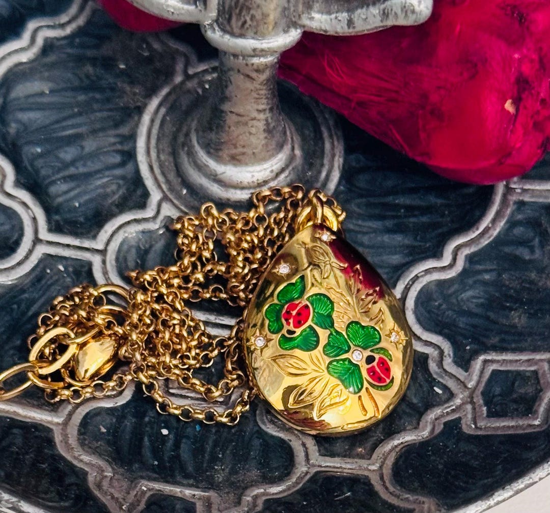 Brighton Garden's Splendour Ladybug Necklace- NWT - Etsy