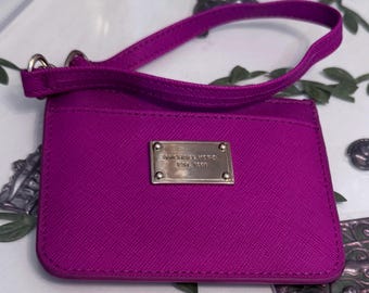 Michael Kors Fushia / Hot Pink Credit Card Wristlet