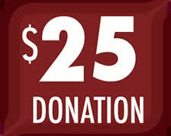 25 Donation