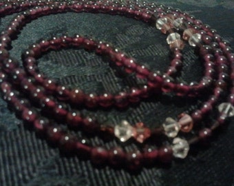 Garnet Waist Beads (1 Pair) Sizes 25 - 36.5