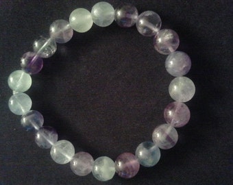 21 - 10 MM Fluorite Mala (Heart, Throat, & Third Eye Chakras)