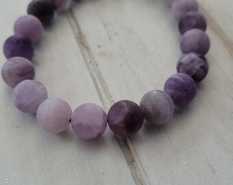 21 Bead - 10MM Matte Amethyst Mala