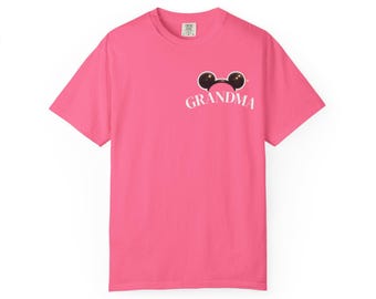 Koszulka rodzinna z Myszką Miki i babcią