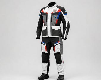 Traje de moto estilo rally para hombre, chaqueta y pantalones de turismo para motociclista de aventura, equipo Cardura