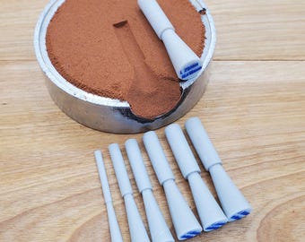Juego de moldes cilíndricos para fundición en arena de 4 mm a 10 mm para joyería.
