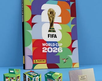 The Panini FIFA World Cup 2026™ official sticker collection with gift box - 3 Boxes of 50 Packets and a hard cover album