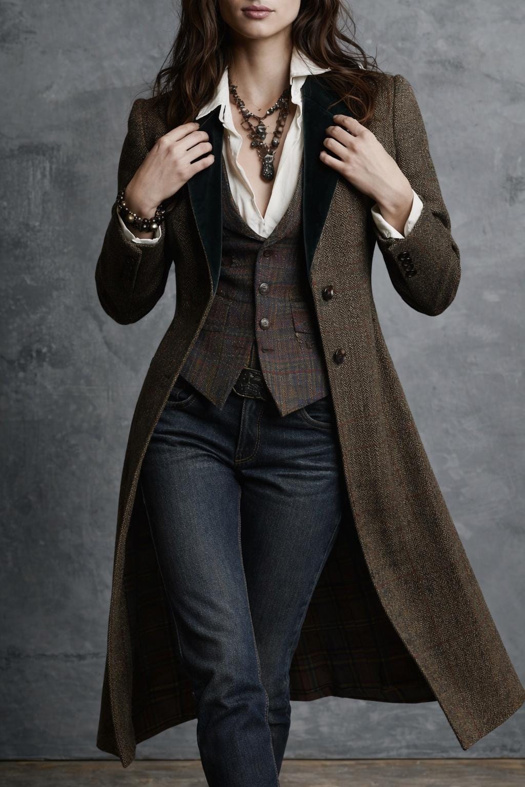 Vintage Tweed Coat - Etsy UK