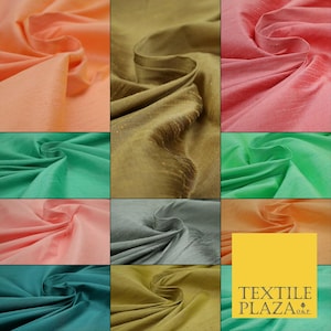 May include: A collection of nine fabric samples in shades such as peach, olive, pink, and teal. The fabric has a textured finish, with visible folds and a slight sheen. The Textile Plaza O&P logo is in the bottom right corner.