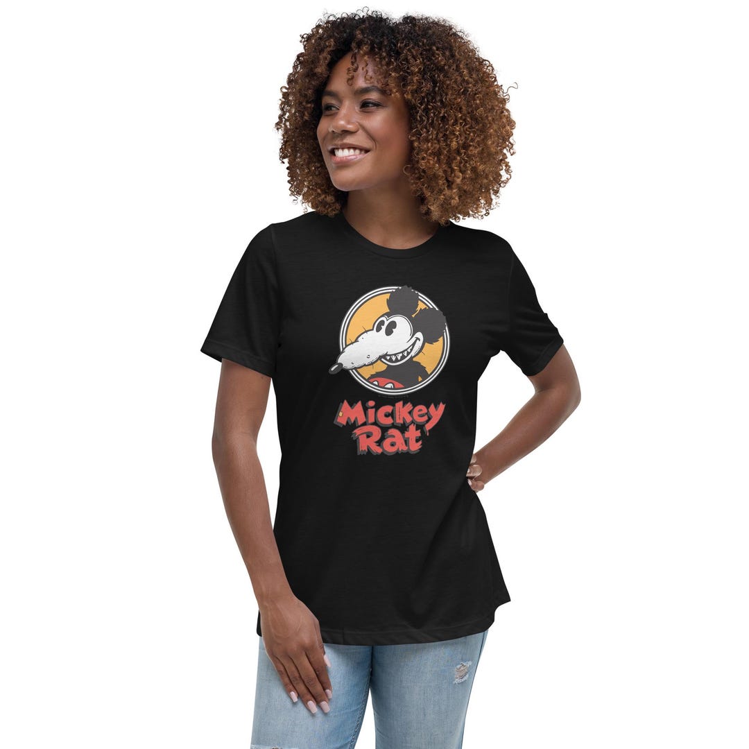 Mickey Rats Logo Mickey Rat Logo - Women's Relaxed T-shirt - Etsy