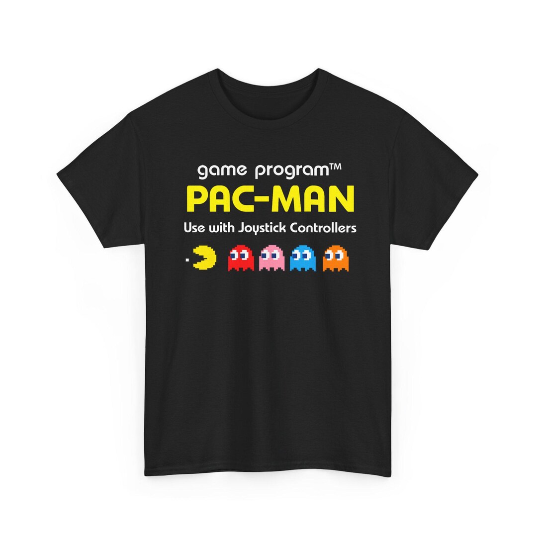 Pac-Man Retro Arcade Tee | Klassisches Spiel Charaktere, 80er Jahre ...