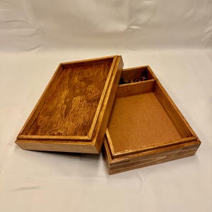 Walnut Tabletop Dice Box