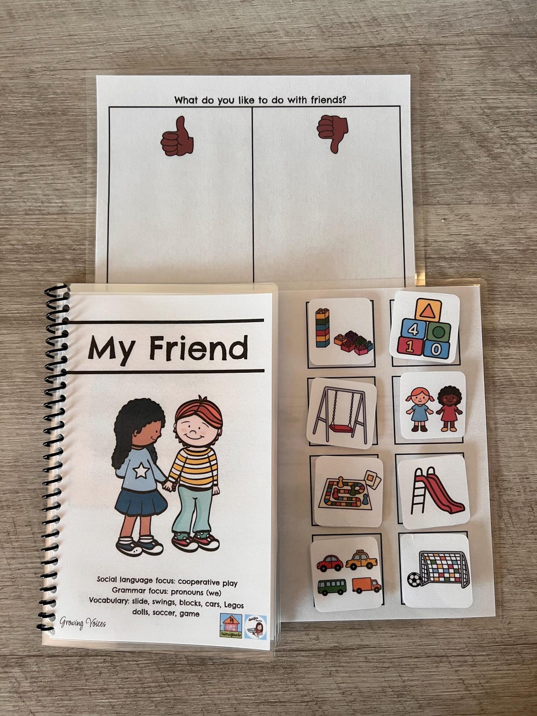Friend Sped Visual My Friend Pdf--adapted Book for EL Newcomers, SPED, Speech and ...