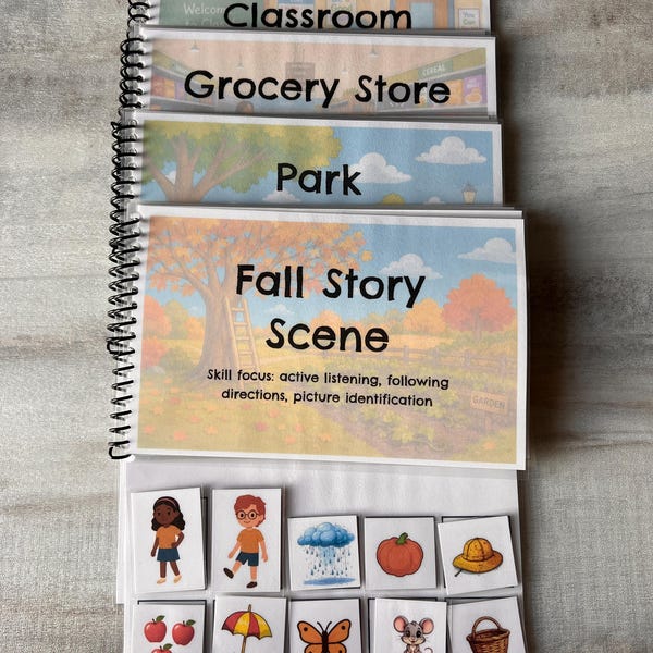 Sped Interactive Book - Etsy