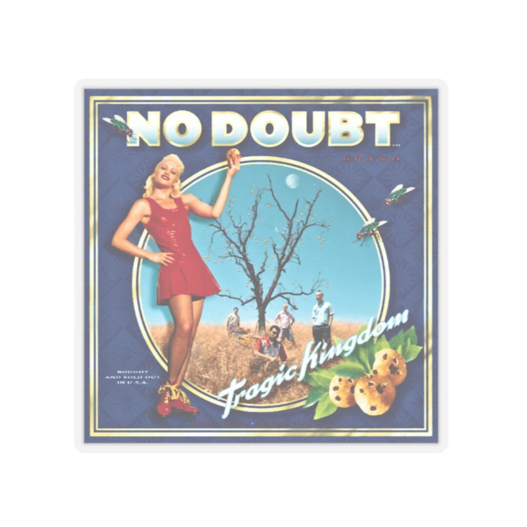 X Doubt Sticker No Doubt Sticker, No Doubt Band Kiss Cut Sticker, Tragic Kingdom ...