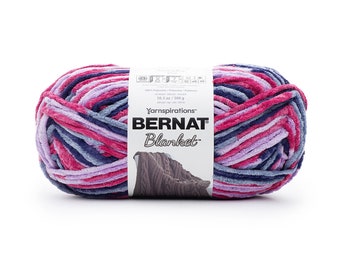 Bernard Big Ball Blanket Yarn, super bulky yarn, blanket yarn, amigurumi yarn, destash yarn, variegated yarn, size 6 yarn