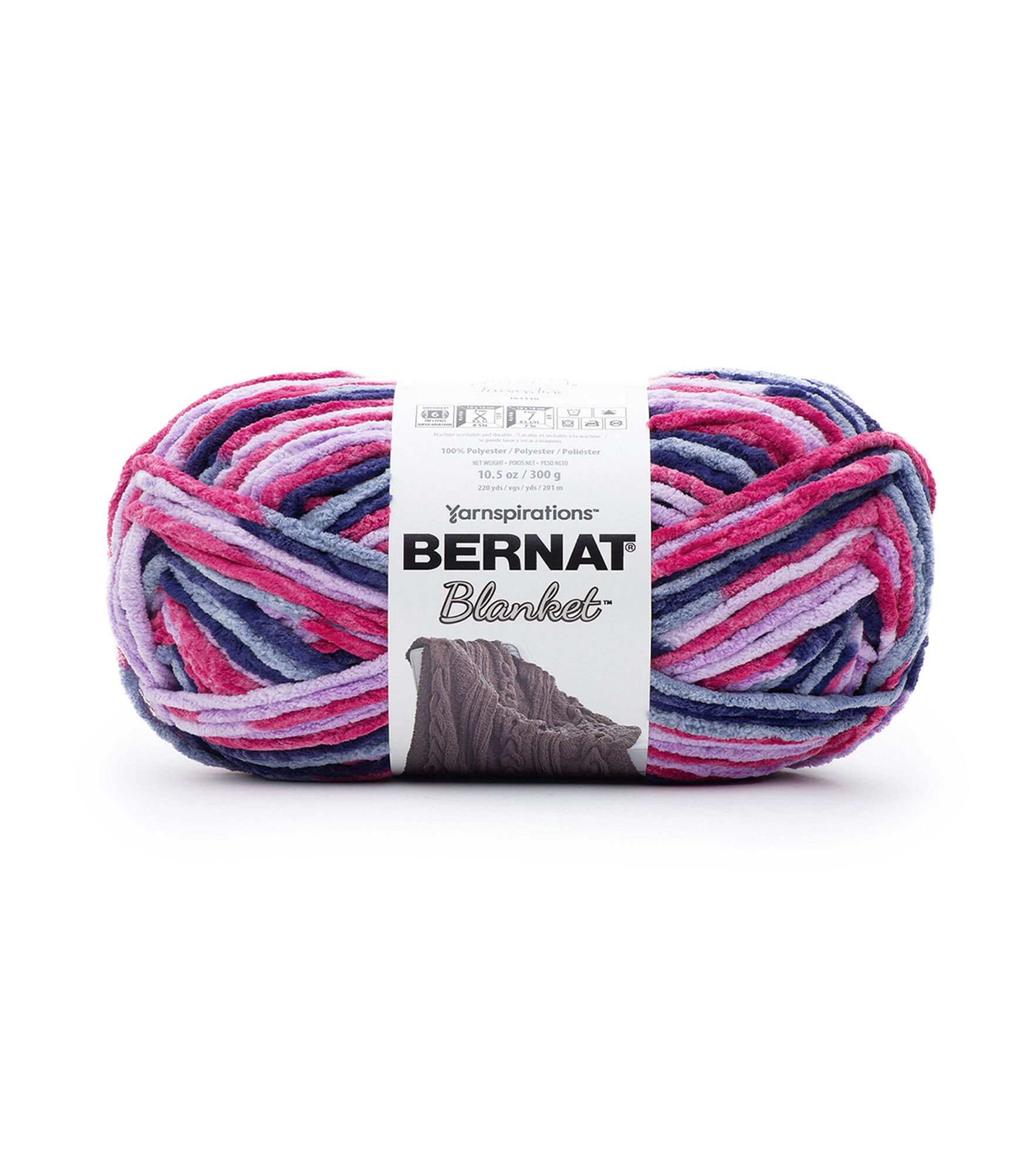220 Yard Skein of Super Bulky (Size 6) Blanket Yarn – 100% Polyester Fibers  – Multiple Color Options – for Weaving, Knitting, and Crochet (Sonoma)