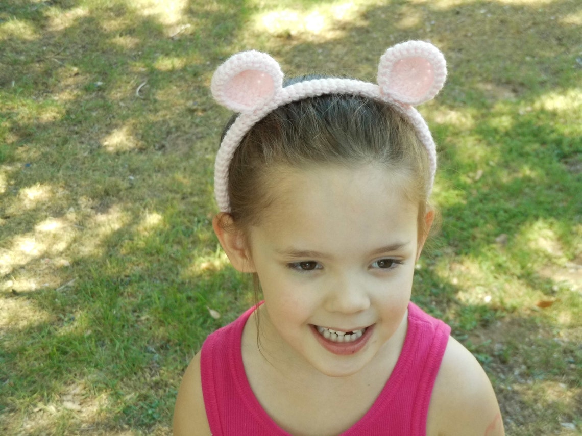 Custom Crocheted Teddy Bear Headband Kids Headband Kids Etsy
