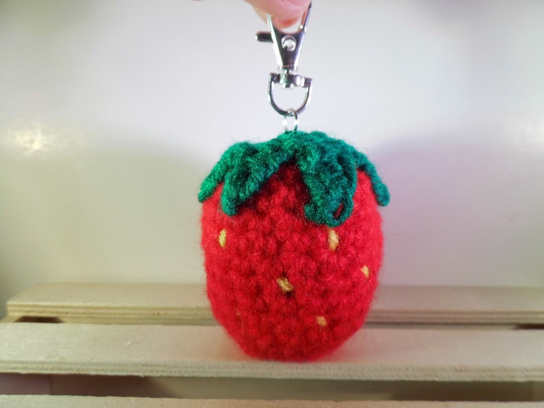 Strawberry EOS Lip Balm Keychain EOS Lip Balm Holder Lip Etsy