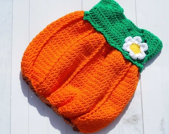 Baby pumpkin costume, baby pumpkin outfit, pumpkin photo prop, pumpkin Halloween costume, pumpkin Halloween outfit, babys first Halloween