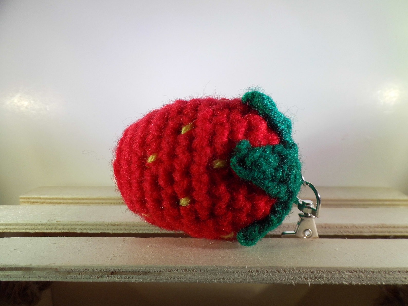 Strawberry EOS Lip Balm Keychain EOS Lip Balm Holder Lip Etsy