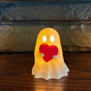 Heartwarming Ghost - Cozy Glowing Decor - Warm for Nightlight / Desk Toy / Book Nook
