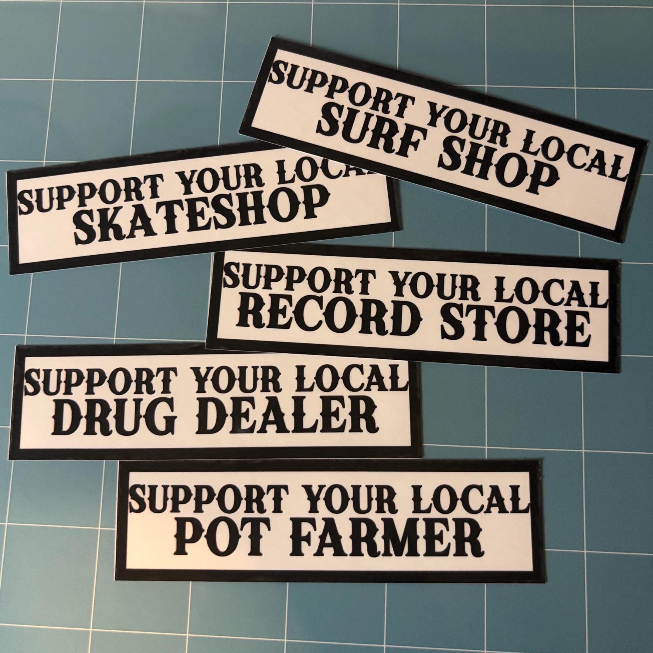 Record Store Stickers - Etsy