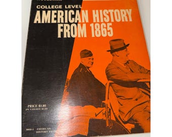 Vintage Monarch Notes College Level American History From 1865 Study Guide