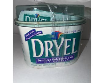 Kit de inicio Dryel Original para limpieza en seco en casa (hasta 16 prendas, lote mixto)