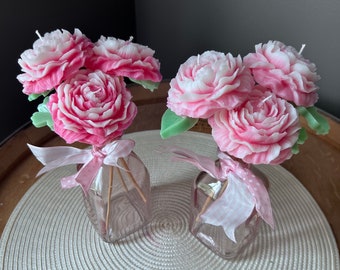 Flower Candle | Peony Candle | Mother’s Day Gift | Candle | Peony | Teacher’s Gifts | Flowers