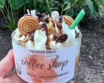 Coffee Candle | Starbucks | Candle | Faux Food Candle | Dessert Candle | Coffee | Gift for Her | Holiday Gift | Coffee Lover