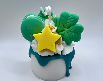 Birthday Cake Candle | St. Patrick’s Day | Mini Whipped Candle | Mini Cake Candle | Birthday | Candle