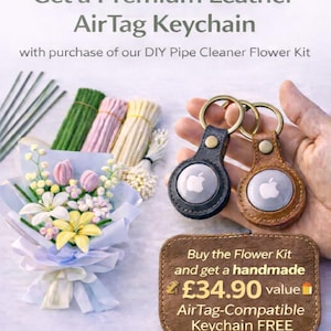 Pipe Cleaner Bloemenkit, DIY Pastel Chenille Boeket Set met Stelen, Tape, Knopjes Cadeau