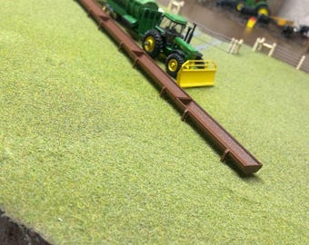 Outside Legs. 1/64 scale 20ft 3d printed steel moveable feed bunk (stackable)