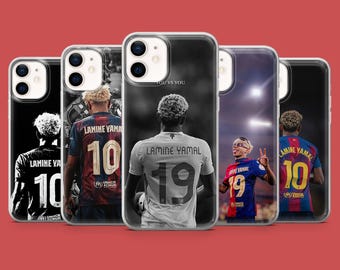 Lamine Yamal Phone Case Barcelona Football Cover for iPhone 17, 16, 15, 14, 13, 12, Samsung S25, S24, S23, S22,A16,A26,Pixel 10,9A